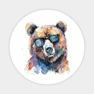 Bear with Sunglasses Magnet